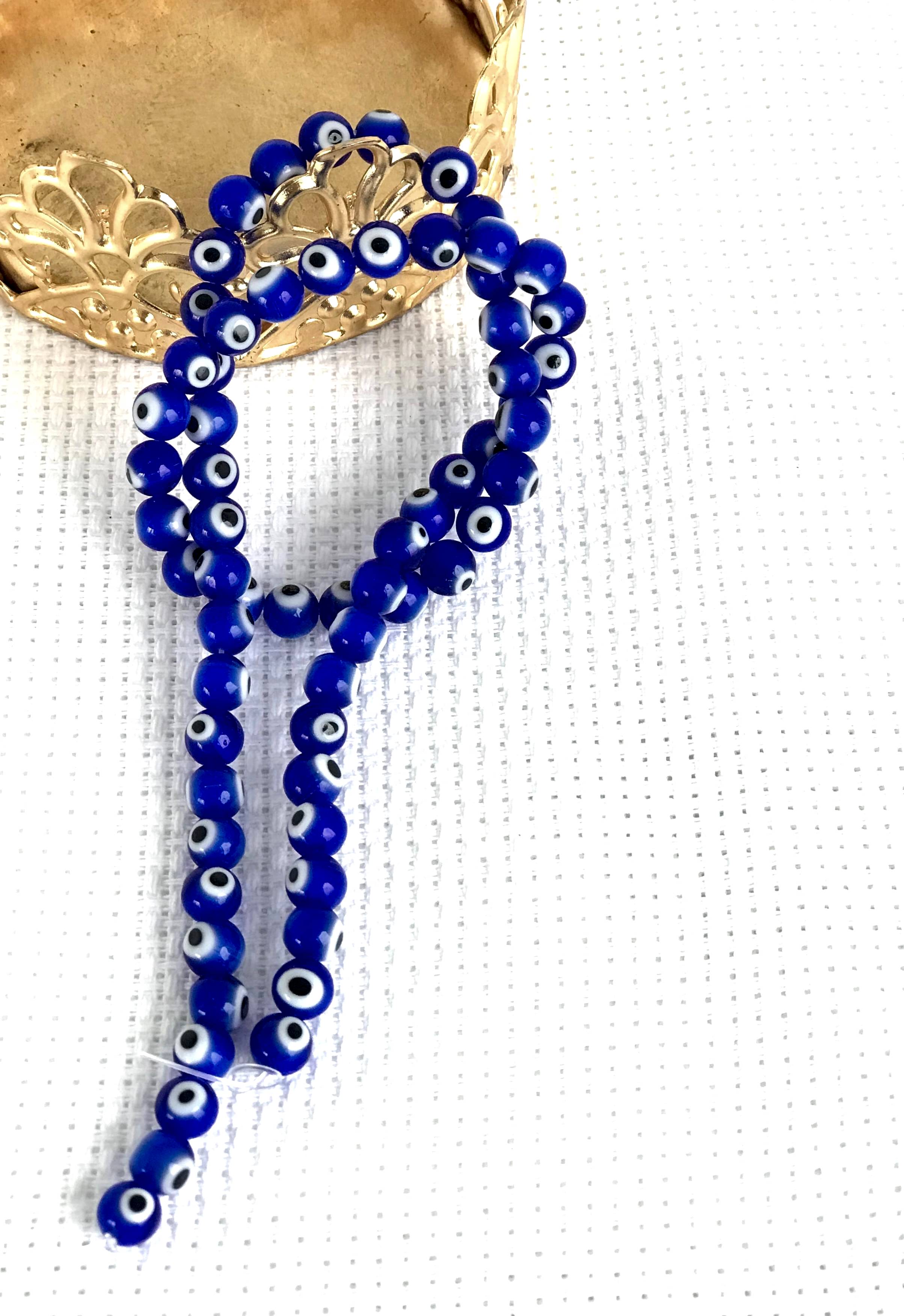 LACİVERT BEYAZ GÖZLÜ